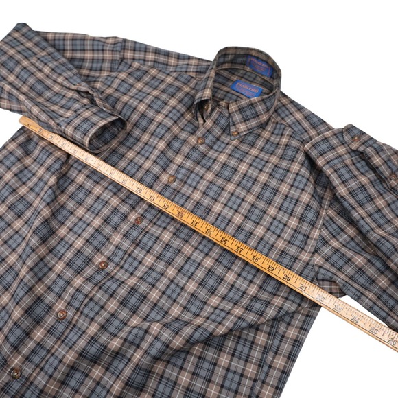 Sir Pendleton %100 Wool Button Down Shirt - Picture 6 of 7